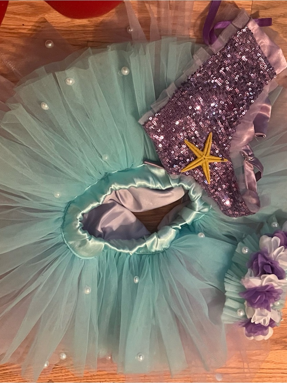 Little mermaid inspired outfit
